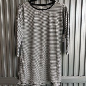 BONGO Black and White Stripe Tunic